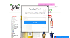 Desktop Screenshot of indiescents.com